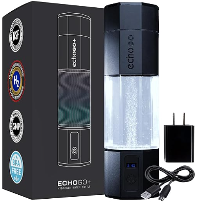 echo go+ hydrogen water bottle